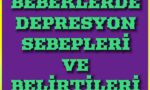 bebeklerde depresyon