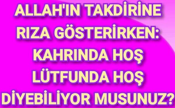 kahrın lütfun hoş