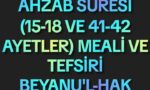 ahzab 15-18-41-42