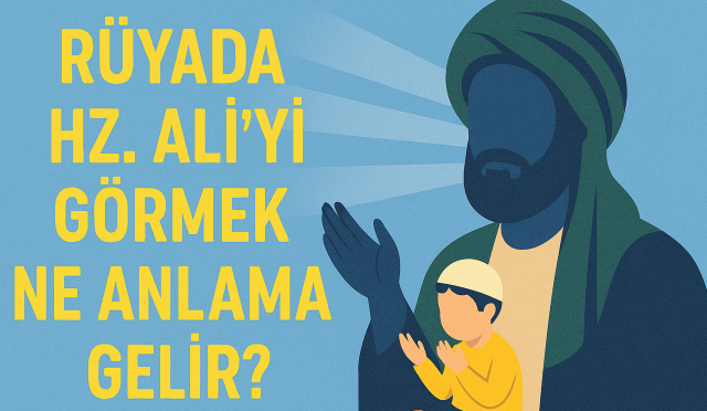 Rüyada Ali’yi görmek; genellikle cesaret, adalet, ilim ve manevî güçle yorumlanır; kişinin hakkı savunacağına, zorluklar karşısında sabır ve metanet göstereceğine ya da inancını daha bilinçli yaşayacağına işaret eder.