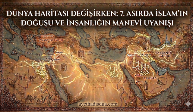 Miladi 6. yüzyılda dünya, büyük ölçüde Hristiyan ve müşrik toplumların hâkimiyetindeydi. Ancak 7. yüzyılda İslam’ın doğuşuyla tarih sahnesi değişti ve geniş coğrafyalar Kur’an’ın mesajıyla tanıştı.