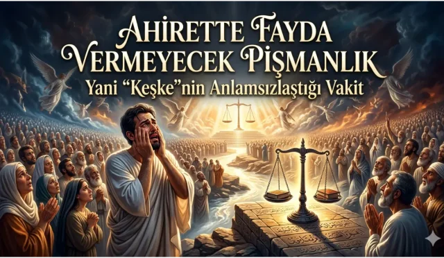 İnsan dünya hayatında özgürdür; inanmak ya da inkâr etmek kendi tercihidir. Ancak ahirette hakikat ortaya çıktığında dile getirilen “keşke” pişmanlığı fayda vermeyecektir. Muhammed’in uyardığı gibi dünya bir ekim tarlasıdır; iman şimdi, imtihan devam ederken anlam taşır.