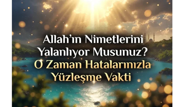 Allah’ın Nimetlerini Yalanlıyor Musunuz? O Zaman Hatalarınızla Yüzleşme Vakti