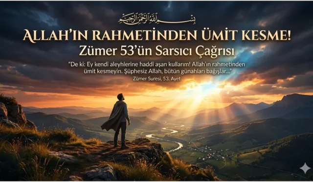 Allah’ın Rahmetinden Ümit Kesme! Zümer 53’ün Sarsıcı Çağrısı