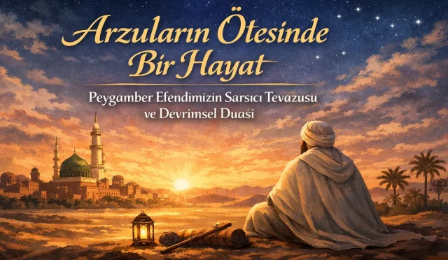 İstekleriniz mi sizi yönetiyor, yoksa siz mi onları? Peygamber Efendimizin (sav) Allah’a tam teslimiyetinin en somut belgesi olan o meşhur dualar