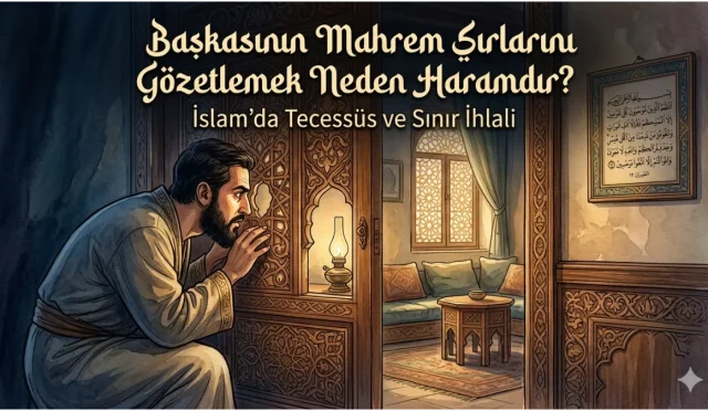 Başkasının Mahrem Sırlarını Gözetlemek Neden Haramdır? İslam’da Tecessüs ve Sınır İhlali