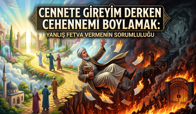 Sadece bir "soru" cevapladığınızı mı sanıyorsunuz, yoksa bir başkasının günahını kendi sırtınıza mı mühürlüyorsunuz? Dini konularda "bilmiyorum" diyememenin insanı nasıl sinsi bir uçuruma sürüklediğini ve ehliyetsizce verilen her hükmün ardındaki o ağır sorumluluk