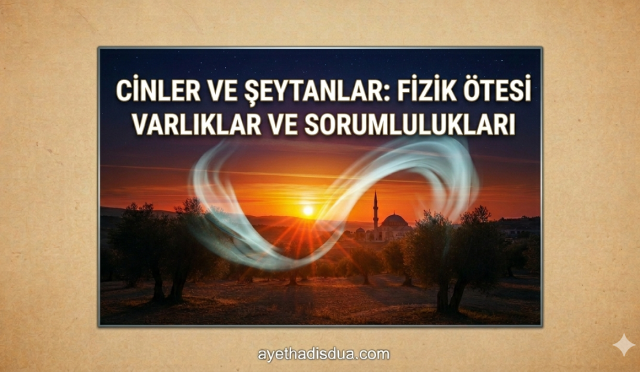 Cinler, ateşten yaratılmış ruhanî varlıklardır ve insanlar gibi sorumluluk sahibidir. Kur’an ve hadisler ışığında, varlıkları, özellikleri ve kıyamet günündeki hesap sorumlulukları modern insan için nasıl anlaşılmalı?