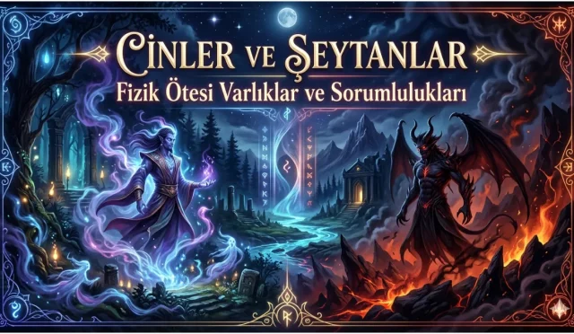 Cinler ve Şeytanlar: Fizik Ötesi Varlıklar ve Sorumlulukları