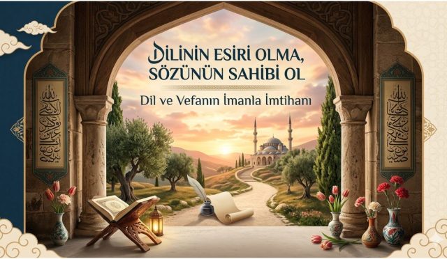 Dilinin Esiri Olma, Sözünün Sahibi Ol: Dil ve Vefanın İmanla İmtihanı
