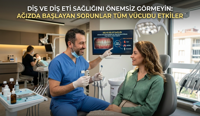 Diş ve diş eti hastalıkları çoğu zaman hayatımızı doğrudan tehdit etmese de ağız sağlığı, sindirim ve genel sağlık açısından kritik öneme sahiptir. Düzenli bakım ve erken kontrollerle ciddi sorunlar önlenebilir.