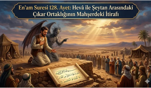 En’am Suresi 128. Ayet: Hevâ ile Şeytan Arasındaki Çıkar Ortaklığının Mahşerdeki İtirafı