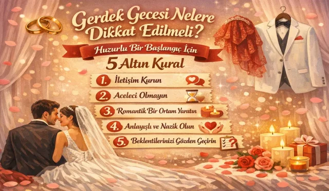 Evliliğin ilk gecesi, sadece bir birleşme değil, ömür boyu sürecek bir güven köprüsünün ilk adımıdır. Birçok çiftin heyecan ve kaygı ile beklediği bu özel gecede; sabrın, şefkatin ve karşılıklı rızanın önemi