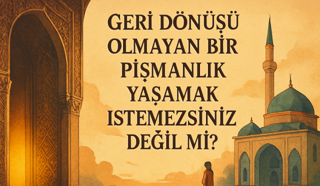 Ahireti inkâr eden ya da diliyle inanıp kalbiyle uzak duran insanın son sözü “keşke” olacaktır; fakat o an geldiğinde imtihan bitmiş, hakikat bütün açıklığıyla ortaya çıkmış olacaktır.