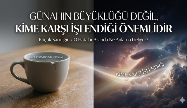 "Bundan bir şey olmaz" dediğiniz o küçük hatalar, aslında kimin huzurunda yapılıyor? İnsan çoğu zaman işlediği günahın hacmine odaklanıp, o fiilin kime karşı işlendiğini unutur. Modern insanın en büyük yanılgısı: Hatayı küçümseyerek vicdanını rahatlatmak
