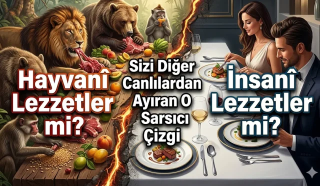 Hayvanî Lezzetler mi, İnsanî Lezzetler mi? Sizi Diğer Canlılardan Ayıran O Sarsıcı Çizgi