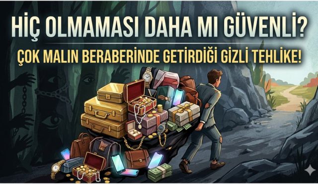 Sahip olduğunuz her şey, aslında uykularınızı kaçıran birer nöbetçiye mi dönüştü? İmam Gazali, yüzyıllar öncesinden malın 'görünmez afetlerini' teşhis ediyor: Servet arttıkça korku neden büyür? İşte hırsın bittiği, huzurun başladığı o ince çizgi...
