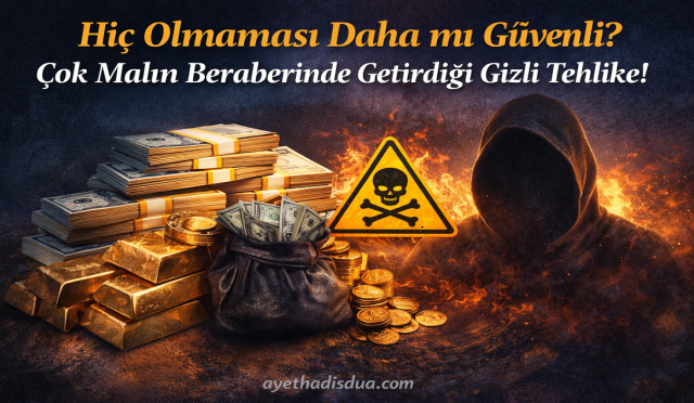 Sahip olduğunuz her şey, aslında uykularınızı kaçıran birer nöbetçiye mi dönüştü? İmam Gazali, yüzyıllar öncesinden malın 'görünmez afetlerini' teşhis ediyor: Servet arttıkça korku neden büyür? İşte hırsın bittiği, huzurun başladığı o ince çizgi...