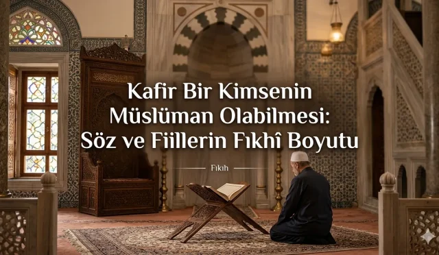 Kafir Bir Kimsenin Müslüman Olabilmesi: Söz ve Fiillerin Fıkhî Boyutu