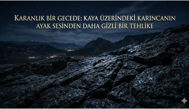 Karanlık Bir Gecede; Kaya Üzerindeki Karıncanın Ayak Sesinden Daha Gizli Bir Tehlike