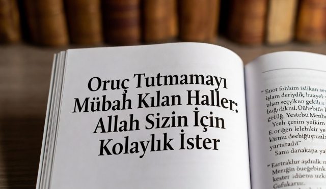Oruç sadece “tutmak ya da tutmamak” meselesi değildir; hikmet ve denge ibadetidir. Kur’an-ı Kerim’in bildirdiği gibi Allah kulları için zorluk değil kolaylık ister. Hastalık, yolculuk, yaşlılık ve benzeri durumlarda tanınan ruhsatlar; ibadeti hafife almak değil, emaneti korumaktır. Peki hangi haller gerçek mazerettir, hangisi keyfiliktir?