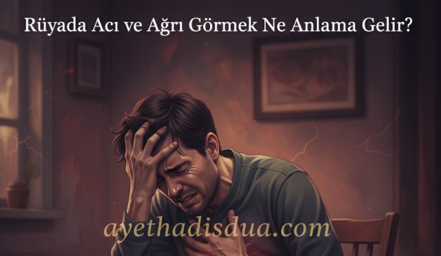 Rüyada hissedilen acı ve ağrılar ilk bakışta olumsuz görünse de çoğu zaman yeni başlangıçlara, müjdeli gelişmelere ve sıkıntı sonrası gelecek ferahlığa işaret eder; yorum, rüyanın detaylarına göre şekillenir.