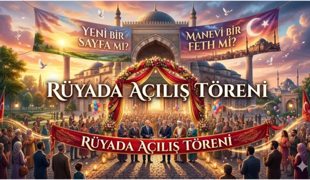 Rüyada açılış töreni görmek, yalnızca maddi bir başlangıcı değil; kalpte gerçekleşecek bir “feth”i, yeni bir bilinç hâlini ve ilahi lütfa açılan bir kapıyı da simgeleyebilir