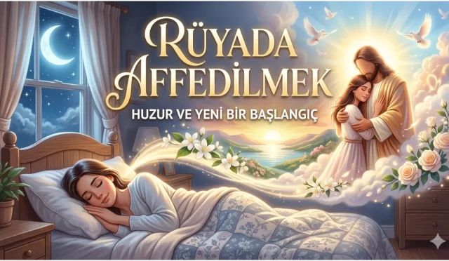 Rüyada Allah tarafından affedildiğini görmek, tevbe, istikamet ve manevî yükselişe işaret eder. Başkasını affetmek ise kalbin temizlenmesine, uzun ömre ve yüksek dereceye delalet eder.