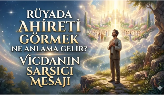 Rüyada ahireti görmek; kişinin dünya hayatındaki çabalarını, vicdan muhasebesini ve uhrevi sorumluluğunu simgeler. Bu tür rüyalar bazen müjde, bazen de önemli bir uyarı niteliği taşır.