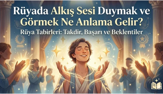 Rüyada alkış sesi işitmek, çoğu zaman dünyevi beğeniye yönelme ve başkalarının takdirini kazanma arzusuna dair bir uyarıdır. Bu rüya, kişinin öz benliğini ve manevi dengesini koruması gerektiğini hatırlatır.