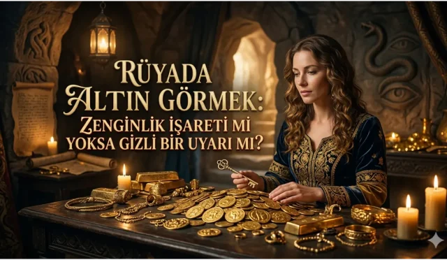 Rüyada altın görmek; rızık, sağlık ve ferahlıkla ilişkilendirildiği gibi bazı durumlarda keder ve imtihana da işaret edebilir. Altının şekli ve rüyadaki durumu, yorumun yönünü belirler.