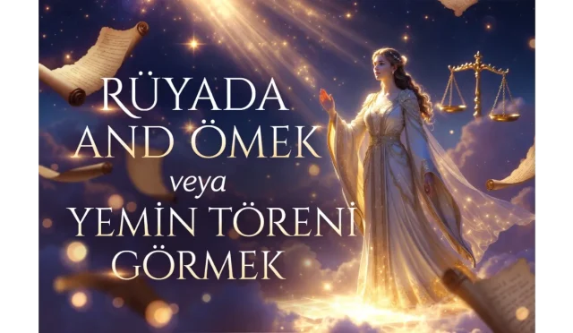 Rüyanızda and içmek veya yemin töreni yapmak, manevi ve sosyal hayatınızla ilgili uyarıcı bir işaret olabilir. Özellikle vefasız kişiler ve yaşanacak acılar açısından ne anlama geldiğini keşfedin.