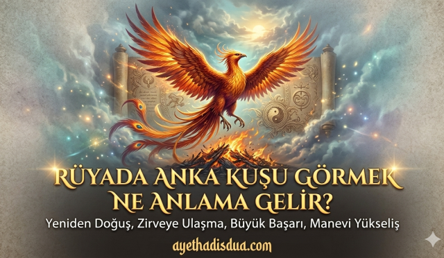 Rüyada anka kuşu görmek, hayal gücünüzün zenginliğine, talihin açık olmasına ve güzel gelişmelere işaret eder. Bu rüya, umut ve mutluluk simgesi olarak yorumlanır.