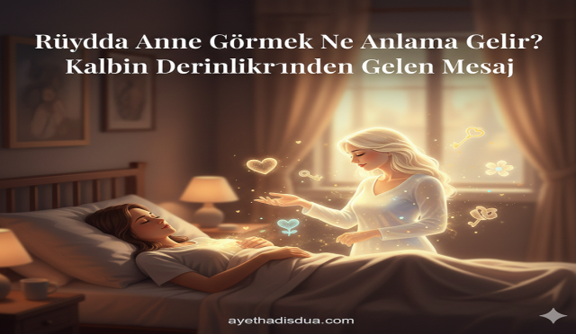 Rüyada anne görmek sadece bir sembol değil; insanın vicdanı, merhameti ve Allah’a olan bağıyla ilgili derin bir işarettir. Bu rüyalar kalbin hâlini yansıtır.
