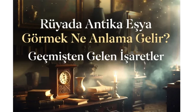 Rüyada antika eşya görmek, çoğu zaman geçmişle ilgili düşünceleri, hayat tecrübelerini ve yaşanan bir sıkıntıdan sonra gelen huzuru simgeler. Bu rüya, sabırdan sonra elde edilen içsel rahatlamaya işaret eder.