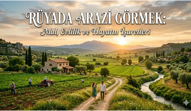 Rüyada arazi görmek, genellikle mal, mülk, evlilik ve hayatın farklı alanlarına dair işaretler taşır. Arazinin niteliği, genişliği ve üzerinde yapılan hareketler, rüya sahibinin ömrü, kazancı, itibarı ve sosyal ilişkileri hakkında önemli mesajlar verir.