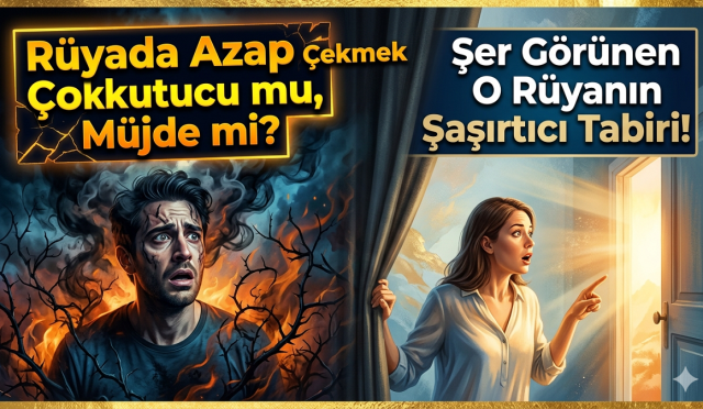 Rüyada azap çektiğinizi görmek sizi korkuttu mu? Oysa bu rüya, karanlığın ardından doğacak güneşin ilk habercisi olabilir!