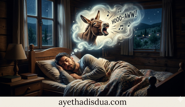 Rüyada eşek anırması duymak, sıkıntı ve endişelerin artabileceğine dair uyarıcı bir işaret olarak yorumlanır. Rüya sahibine dikkatli olmayı hatırlatır.