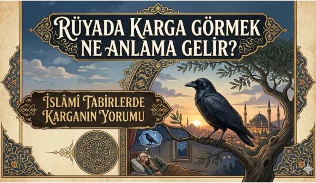Rüyada karga görmek; hile, yalancılık ve sıkıntı gibi olumsuz anlamlarla birlikte, bazı yorumlara göre uzun ömür ve sabra da işaret edebilir. Rüyanın yorumu, kişinin hâline ve rüyanın bütününe göre değerlendirilmelidir.