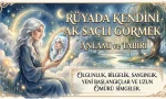 Rüyada ak saçlı görmek, İslami rüya geleneğinde yaşlanma korkusu değil; hikmet, vakar, saygınlık ve manevi olgunlaşma sembolü olarak yorumlanır. Bu beyazlık, çoğu zaman nefsin arınması ve kalbin derinleşmesiyle ilişkilendirilir.