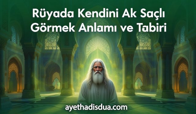 Rüyada ak saçlı görmek, İslami rüya geleneğinde yaşlanma korkusu değil; hikmet, vakar, saygınlık ve manevi olgunlaşma sembolü olarak yorumlanır. Bu beyazlık, çoğu zaman nefsin arınması ve kalbin derinleşmesiyle ilişkilendirilir.