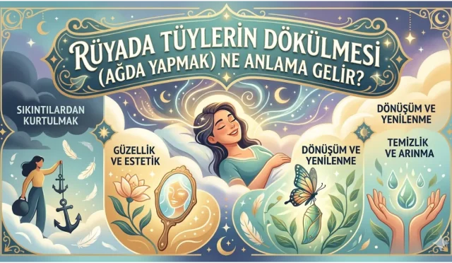 Rüyada ağda yapmak ve tüylerin döküldüğünü görmek; korkuların sona ermesine, gereksiz yüklerden kurtulmaya ve içsel bir hafifliğe işaret eder. Bu rüya, ruhsal bir temizlik ve yeni bir başlangıcın habercisi olabilir.