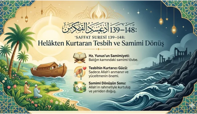 Saffat Suresi 139–148: Helâkten Kurtaran Tesbih ve Samimi Dönüş