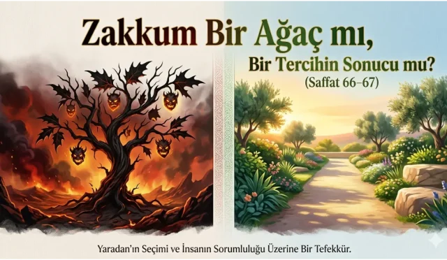 Zakkum Bir Ağaç mı, Bir Tercihin Sonucu mu? (Saffat 66–67)