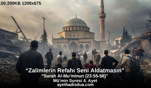 İnkâr edenlerin şehir şehir dolaşıp güç ve servet içinde görünmesi, ilahî rızanın göstergesi değildir. Mü’min Suresi 4. ayet, geçici dünyevî başarıların ardındaki imtihan gerçeğini hatırlatır ve mümini istidraç tehlikesine karşı uyarır.