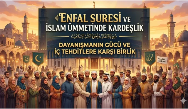 Müslümanları birbirine bağlayan "müşterek kardeşlik" bağı neden hayati önem taşır? Enfal Suresi'ne göre ümmetin gerçek gücü nerede gizli? Dış tehditlere karşı en büyük kalkanımız olan dayanışmanın ilahi şifrelerini keşfedin.