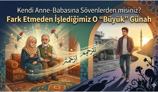 İnsan hiç kendi anne-babasına söver mi? Sahabeleri hayrete düşüren bu sorunun ardındaki sarsıcı gerçekle yüzleşin. Başkasının kutsalına dil uzatırken aslında kendi ailenizi nasıl bir günahın hedefi haline getiriyorsunuz? Sosyal medyanın ve öfke dilinin sıradanlaştırdığı "zincirleme günah" tuzağından kurtulmanın yollarını açıklıyoruz