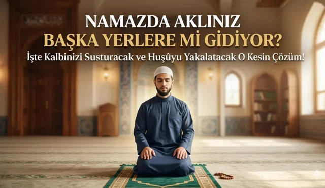 Namaz kılarken zihninizin dünya işleriyle dolup taşması tesadüf değil, kalbinizin gizli niyetlerinin bir sonucudur. 'Aklım neden dağılıyor?' sorusunun iman zayıflığından dünya sevgisine kadar uzanan sarsıcı köklerini keşfedin