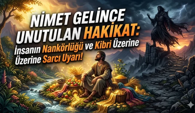 Darlıkta Allah’a yönelip, feraha çıkınca her şeyi unutanlardan mısınız? Kur’an’ın tarif ettiği o "insan nankörlüğü" ve kibrin pençesinden kurtulmanın tek yolu... Sabır ve salih amelin büyük sırrı!