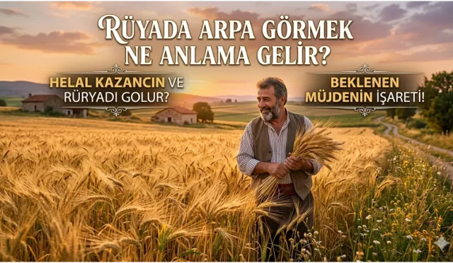 Rüyada arpa görmek sadece bir besin mi, yoksa yaklaşan bir bereketin habercisi mi? Helal rızık, şifa ve hayırlı haberlerin sembolü olan arpanın rüya tabirindeki o gizli şifrelerini keşfedin!